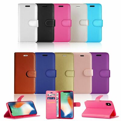 Flip Leder Tasche für Samsung S24 Ultra S23 S22 S21 S20 FE Magnet Wallet Cover