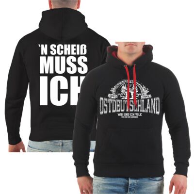 Herren Kapuzenpullover Ostdeutschland Wir sind ein Volk DDR Ostblech Heimat 