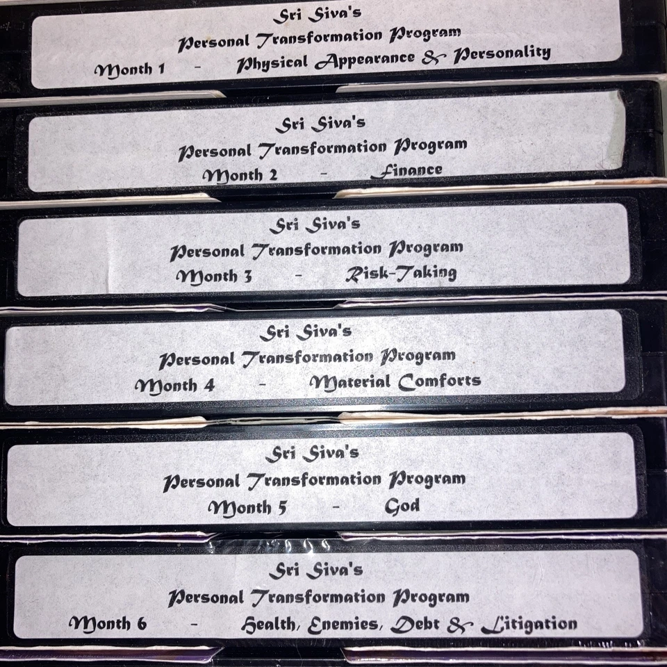 Wayne Dyer Guru Sri Siva Personal Transformation Program 12 VHS Video Tapes Lot - Image 4 of 4