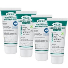 Silicone Grease Tube PTFE Synthetic Lubricant Sliding Door Grease Automotive ...