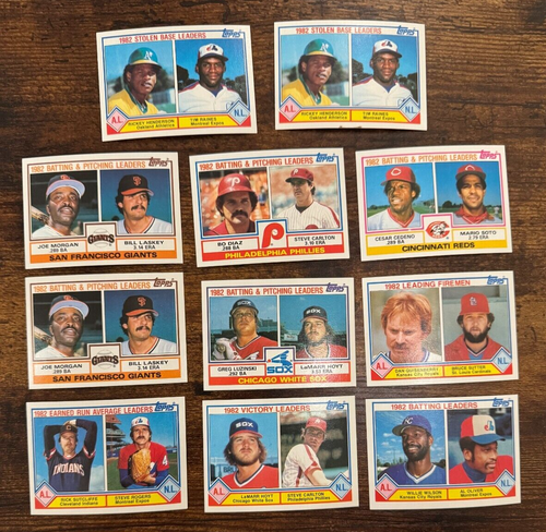 1983 Topps - Lot of 570+ Cards - Gwynn, Ripken, Rice, Carlton, Schmidt - Picture 11 of 12