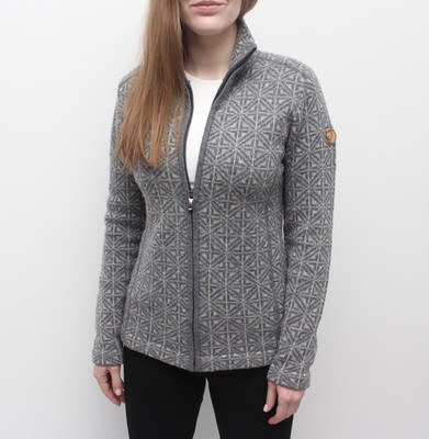 Women's FJALLRAVEN Frost Wool Knit Jacket Sweater Full Zip Size S, S-M |  eBay