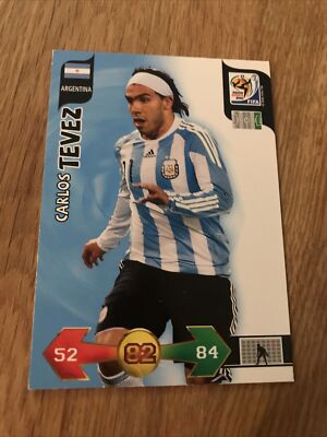 Carlos Tevez Argentina Fifa World Cup 2010 Panini Football Card | eBay