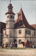 CPA AK Rothenburg- Hegereiter Haus im Spitalhof GERMANY (1075389)