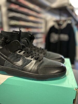 Nike Mens SB Zoom Dunk High Elite Black Dark Atomic Teal Size 11