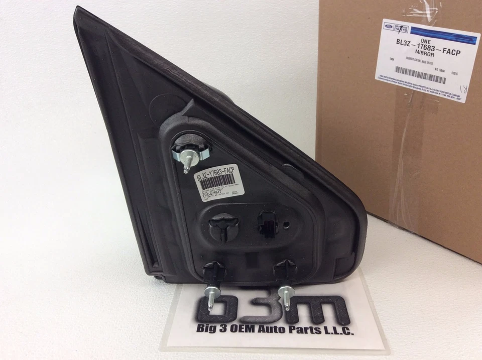 Espejo retrovisor lateral izquierdo del conductor 11-14 Ford F-150 eléctrico plegable memoria atenuada automática OEM Foto 2 de 3