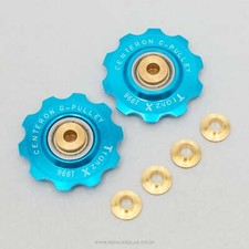 Tranz-X JD-002 Centeron G-Pulley Blue NOS/NIB Jockey Pulley Wheels - 10T