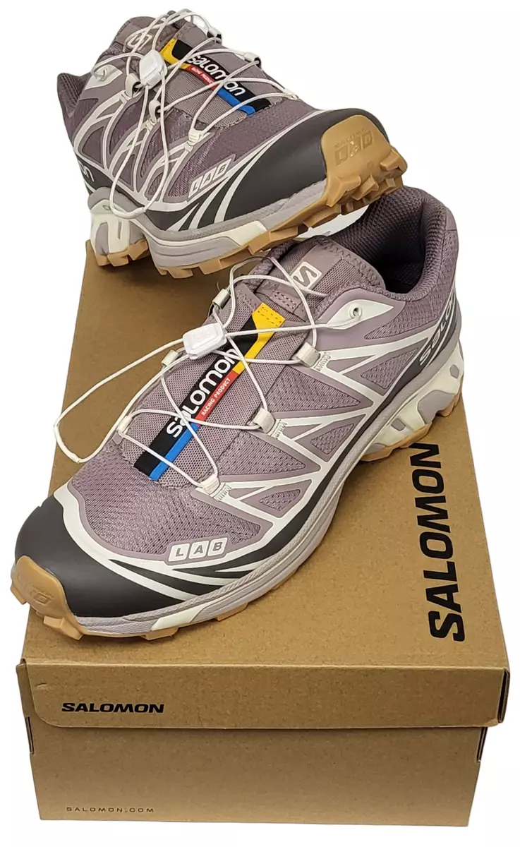 Salomon XT-6 QUAIL PLUM KITTEN VANILLA ICE Unisex Sport Style