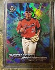 2018 Bowman Platinum Heliot Ramos Prismatic Prodigies Green Parallel 58/99