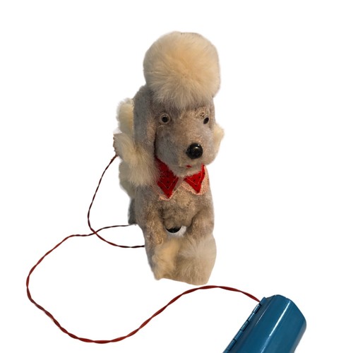 Vintage 1960s Japan Battery Operated Toy Poodle Dog Remote Control ...