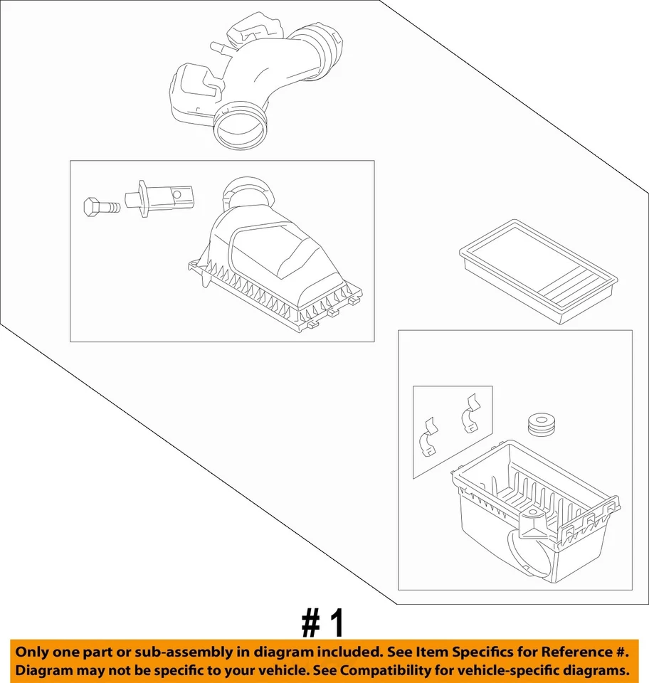 Used Air Cleaner Assembly fits: 2009 Mazda 6 3.7 Grade A - Image 4 of 4