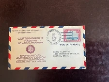 C11 CURTISS-WRIGHT PAGEANT OF AERIAL PROGRESS - MYRON HERRICK AIRPORT DEDICATION