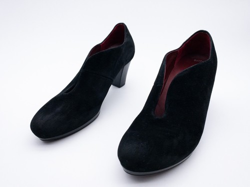 Escarpins Gabor En Cuir Suédé Noir Pour Femme - Modèle 1.431, Doublure Cuir, Semelle Intérieure Amovible