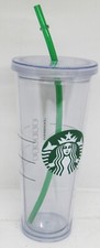 Starbucks 24 oz Acrylic Clear Venti Tumbler.