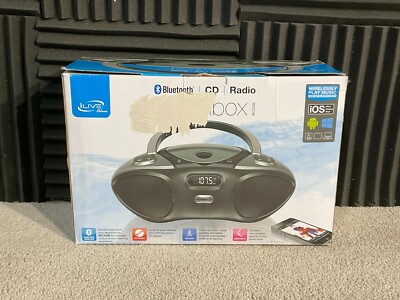 GPX iLive Bluetooth Boombox IBC233B Radio CD Player