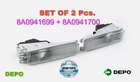SET OF 2 pPcs. L+R FOG DRIVING LIGHTS AUDI 80 8B 8G B4 RS2 1990-1998 8A0941699