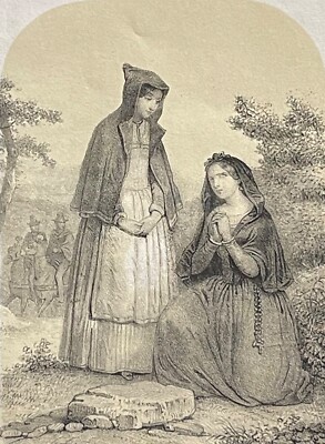 Corse Die Letzte Vendetta Gravur Um 1840 Frankreich Rache