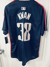 Steven Kwan Cleveland Guardians jersey, NWT, Mens medium (46), 23” pit-to-pit.