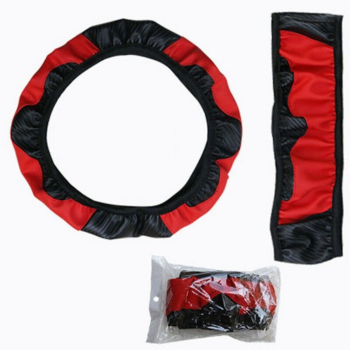 Accesorios interiores coche universal cubierta volante cuero antideslizante 38CM - Imagen 12 de 26
