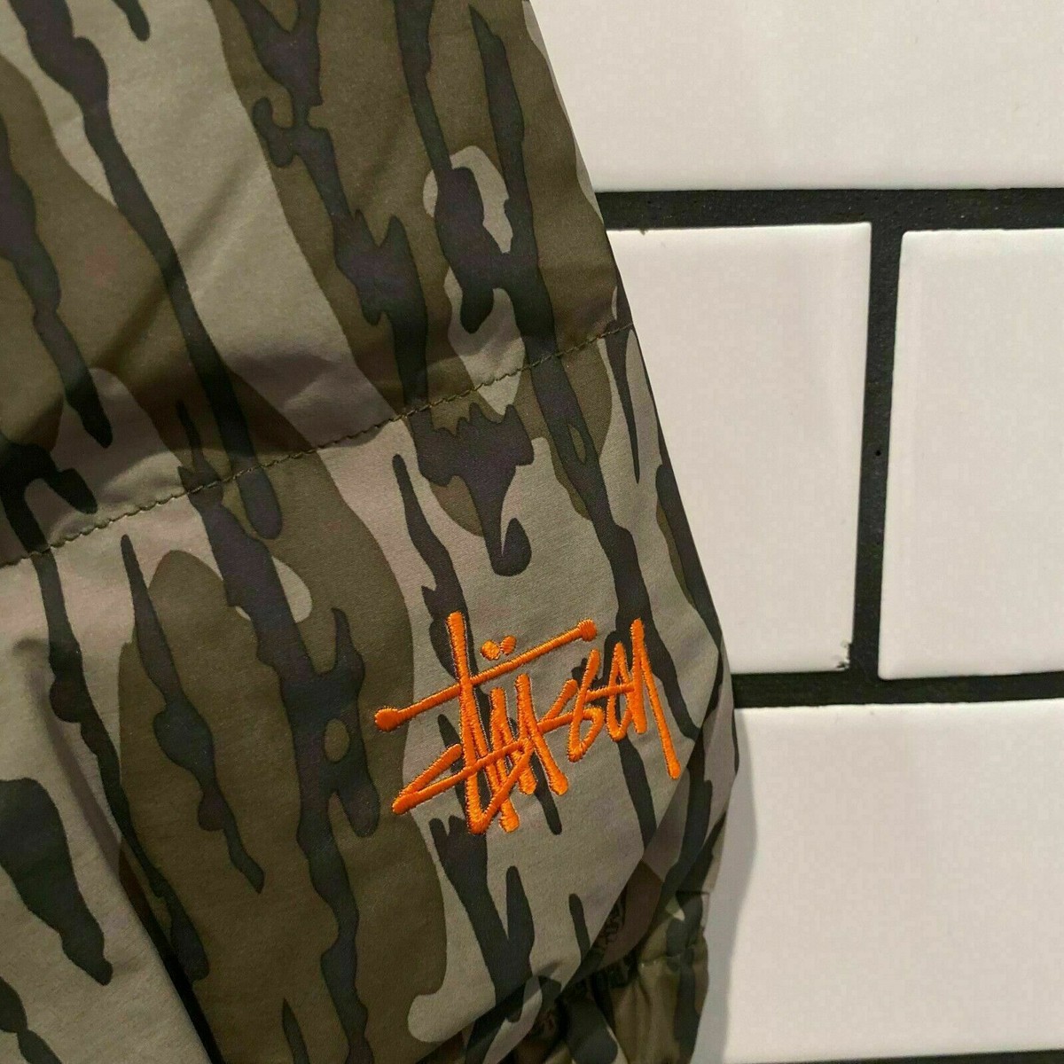 STUSSY MOSSY OAK DOWN PUFFER JACKET CAMO | eBay