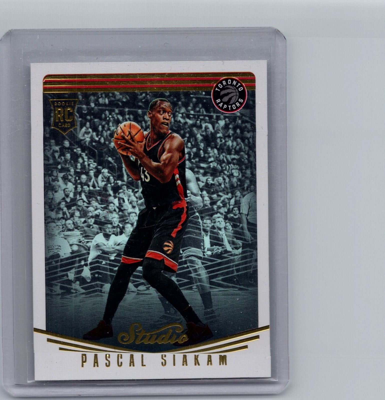 2016-17 Panini Studio Pascal Siakam #99 Rookie RC Holo Foil Toronto Raptors