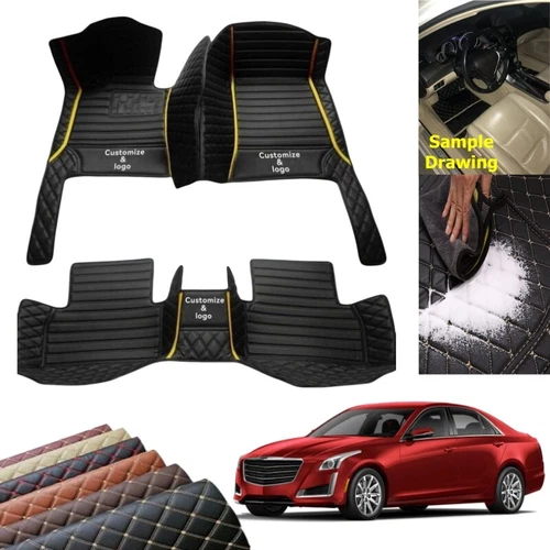 Fit Tesla Model 3 X Y S Car Floor Mats Waterproof Pads Anti-slip Custom Liners - Imagen 8 de 38