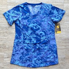 Carhartt Scrub Top Force Cross-Flex Women  s Size XS Nurse Medical Vet
