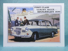 WOLSELEY 16/60 - GREETING CARD - Classic Car Memorabilia - Blank inside