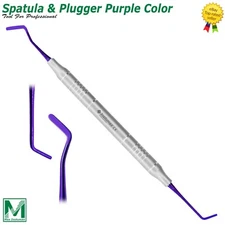 FILLING INSTRUMENTS ANTERIOR PLASTIC COMPOSITE DENTAL PURPLE TITANIUM TOOLS