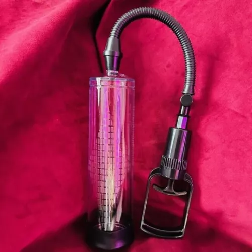 Penis Enlarger Extender Pump 7.5 INCH Penis Pump Clear Male Vacuum Draw Handle - Picture 2 of 24