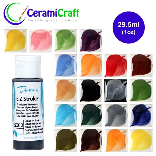 Duncan EZ Strokes Underglaze 29.5ml, Ceramic, Pottery, Paint Multiple