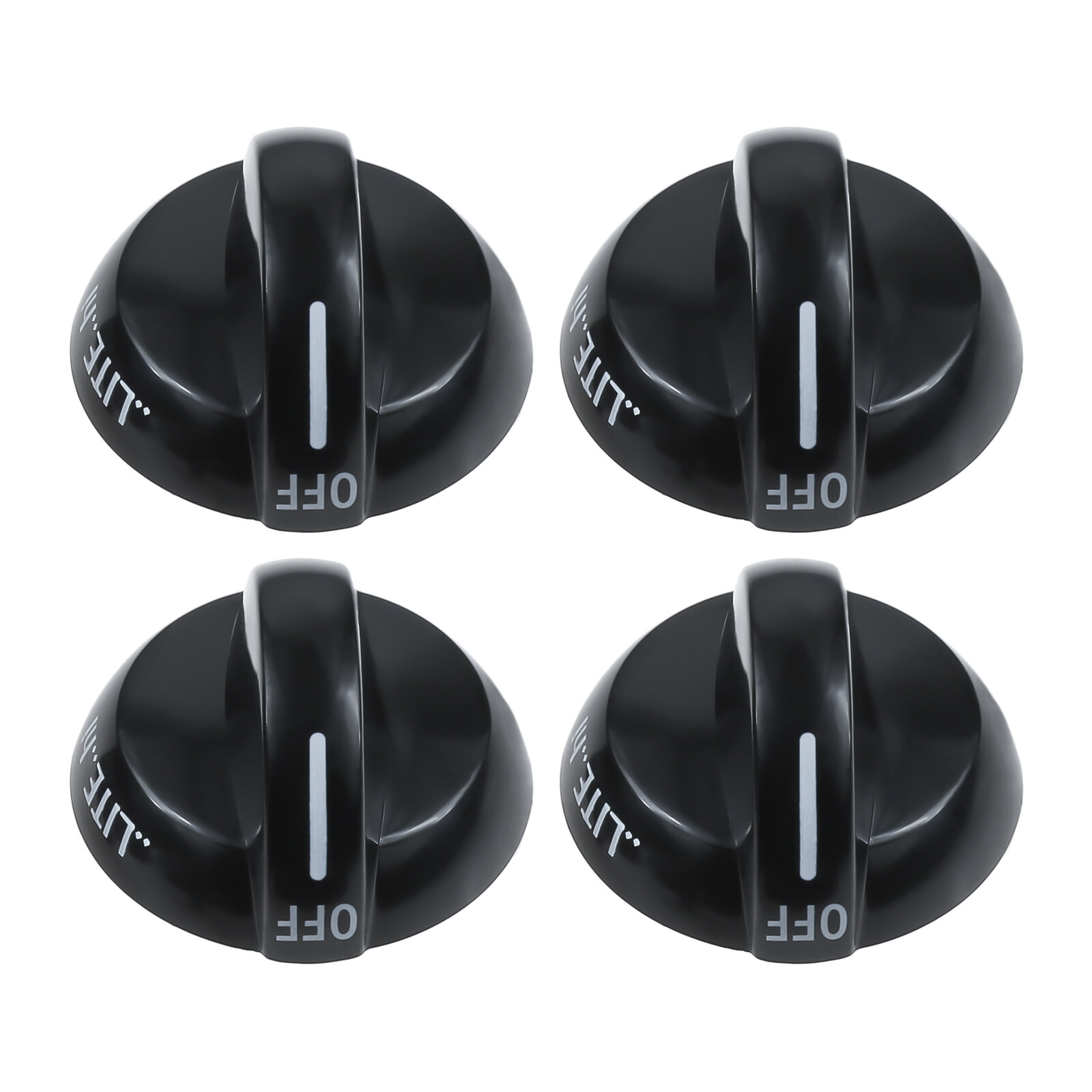 4Pcs 316220009 Range Burner Gas Stove Knob Replace For Frigidaire