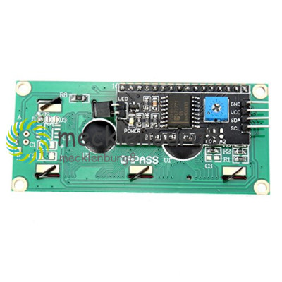 I2c Adapter For LCD 1602 16x2 Character LCD Display Module – Yellow ...