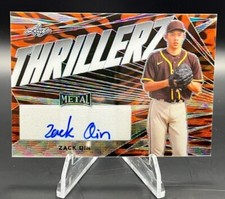 🔥 2022 Leaf Metal Zack Qin Tiger Mojo Auto 4/4 – Padres – Rare SSP! 🔥