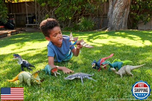 Mattel Jurassic World Dominion Roar Strikers Dinosaur Action Figure with Roar - Picture 2 of 5