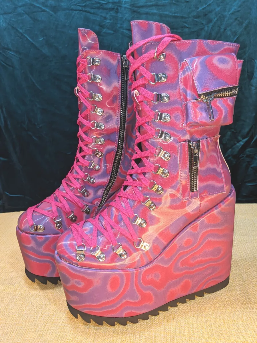 Pink hotsell festival boots