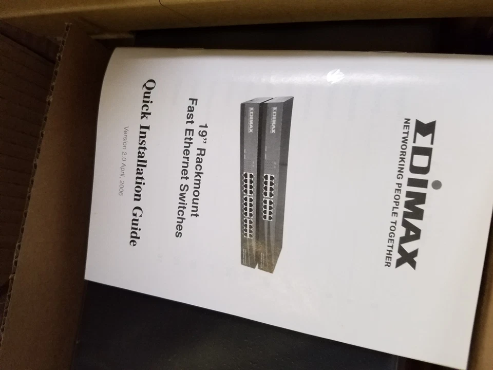 5X Edimax 24-port 10/100mbps Fast Ethernet Switch - 24 X10/100base-tx (es3124rl) - Image 3 of 4