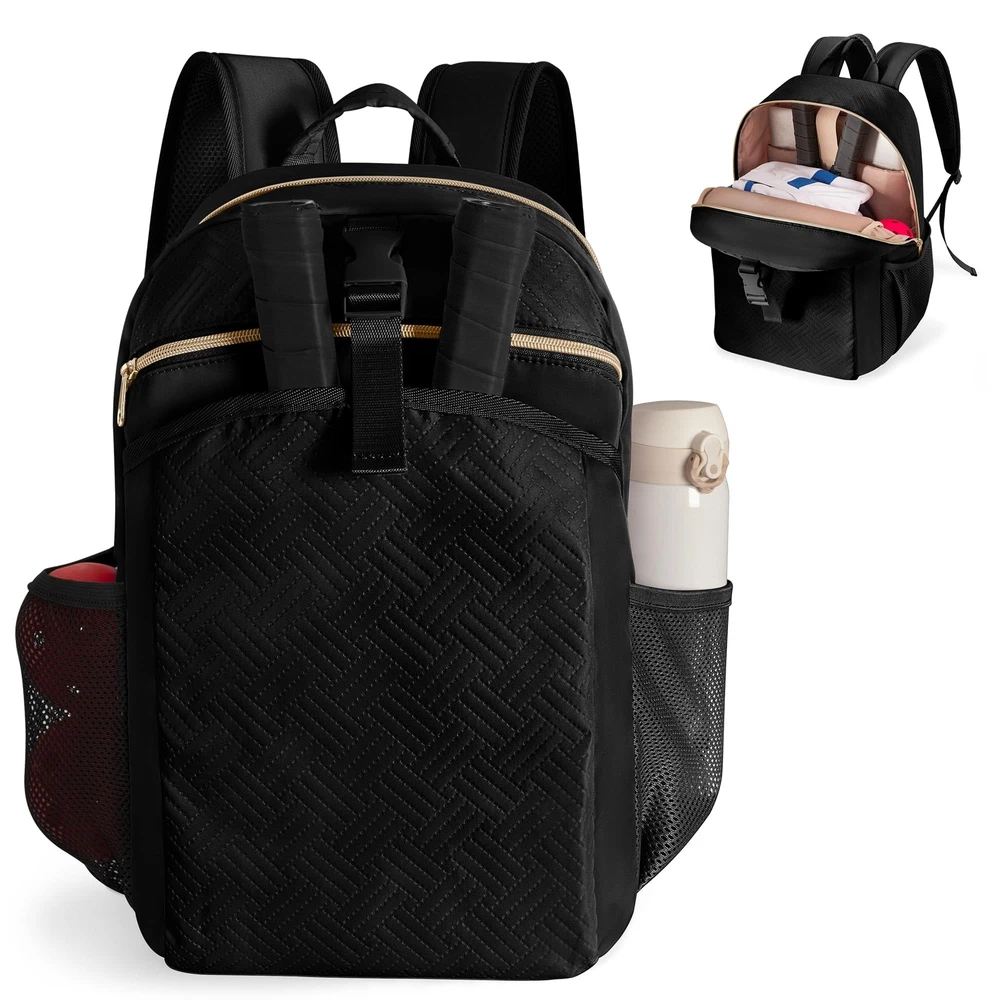 Pickleball Bag Backpack for Women Holds 4 Paddles Large Pickle Ball Bag Pickl...