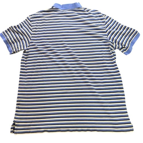 Camisa polo de golf para hombre talla 2XL Ralph Lauren a rayas preppy clásica vintage - Imagen 9 de 9