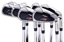 Majek K6 Men's Iron Set +2" (4-SW) Right Handed Steel Regular "R" Flex Clubs