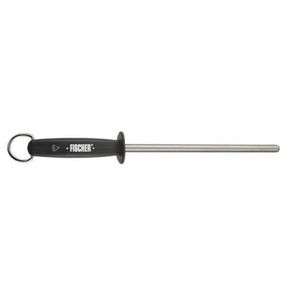 Fusil à aiguiser diamant Fischer 23cm mèche ronde pour affûtage couteau