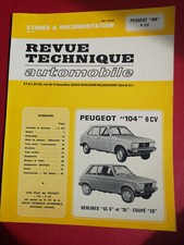 Revue technique Peugeot 104
