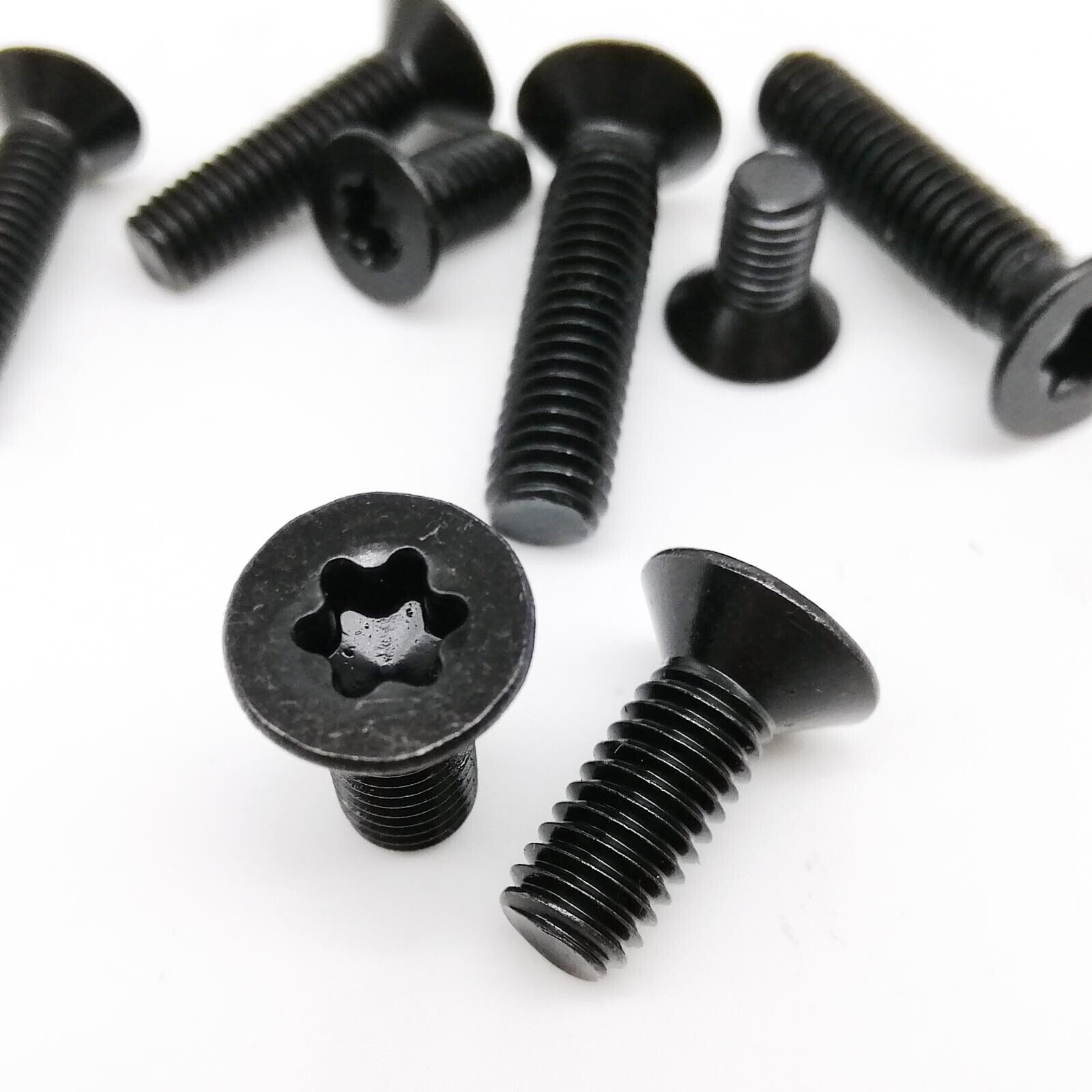 10pcs M5x20mm Black Torx Flat Head Countersunk Screws