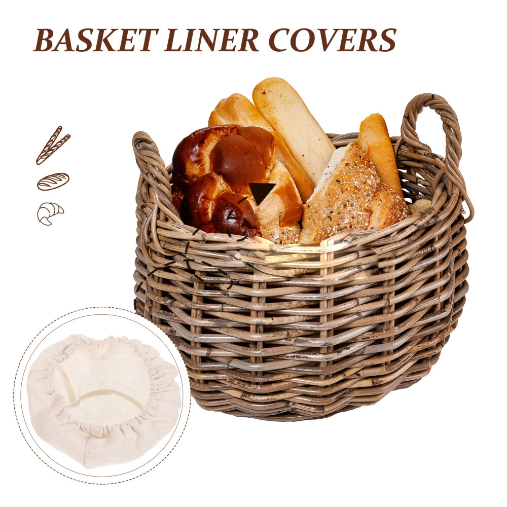 2pcs Baking Dough Baskets Cover Bread Basket Cloth Covers Reusable Basket eBay