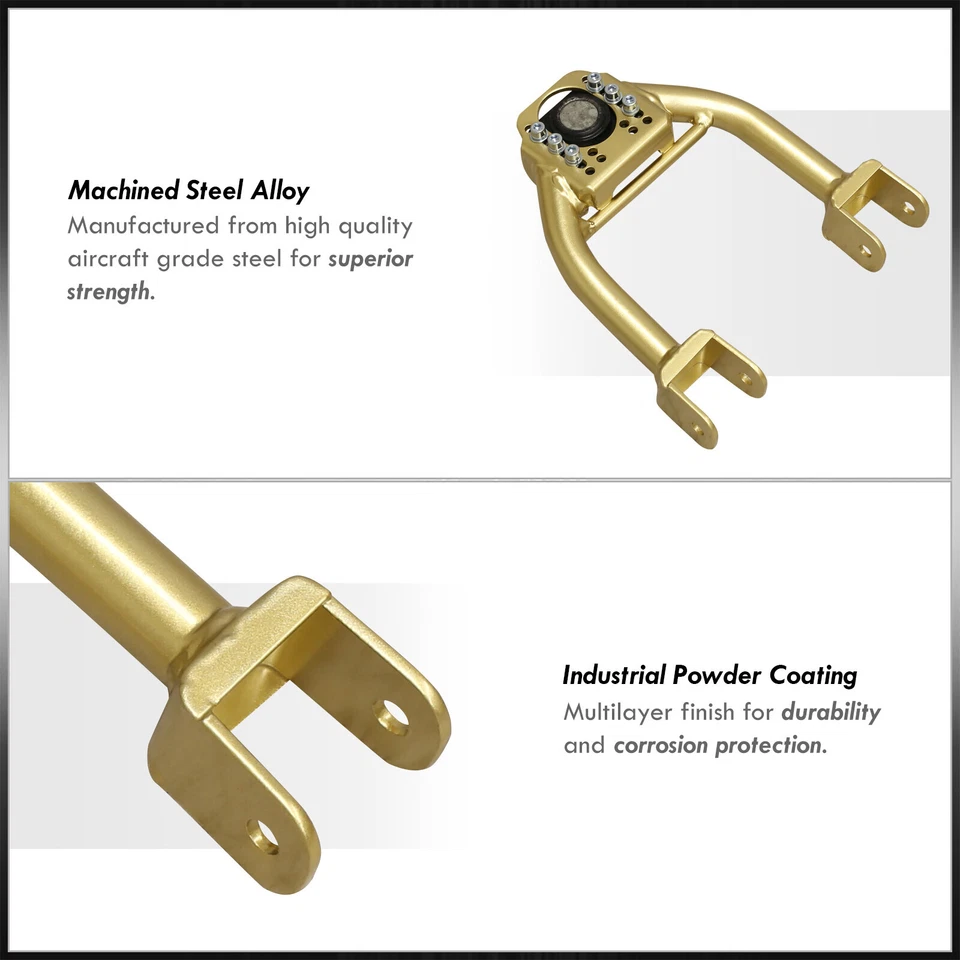 Adjustable Front Upper Control Arms Camber Kit Gold For 1994-2001 Acura Integra - Изображение 3 из 4