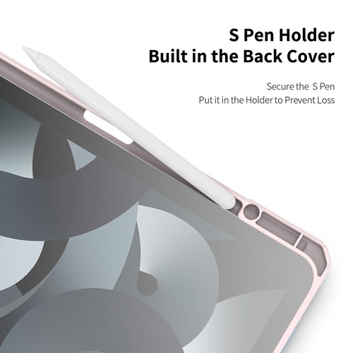 Clear Back Case For iPad Air 13 / 11 M2 2024 Auto Sleep Magnetic Leather Cover - Picture 7 of 13