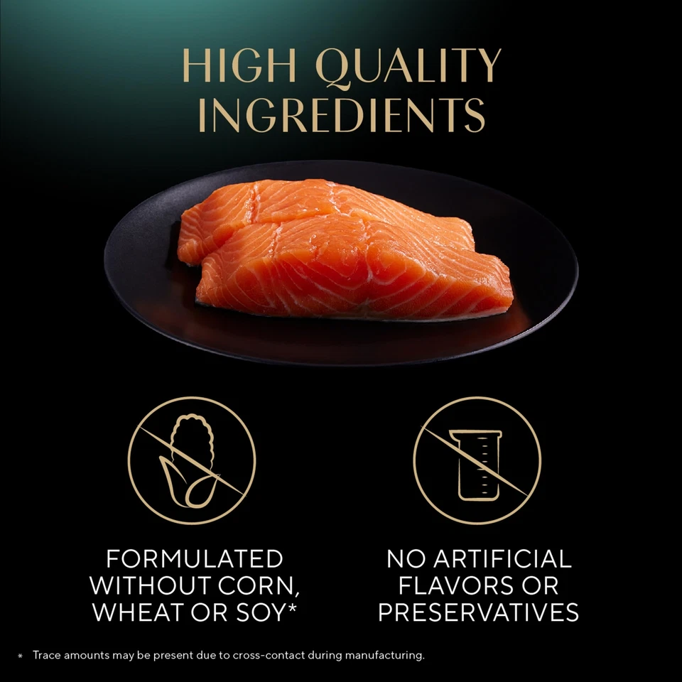 Sheba Perfect Portions comida húmeda para gatos salmón 24 bandejas paquete doble 2,6 oz cada una Foto 4 de 4