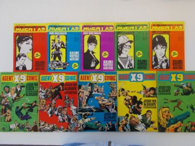AGENT X9, Band 1 - 10 Komplett. Illu Press Edition. Comic Sammlung. Z. 1-2/2