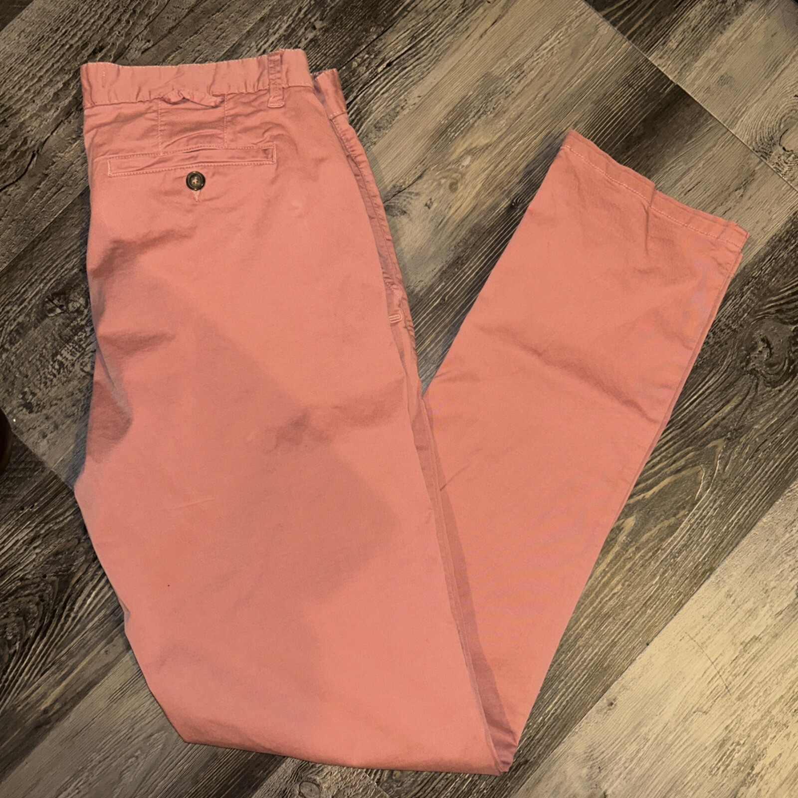 Camicissima Straight Leg Cotton Twill Trousers US 32 IT46 Made in Italy