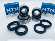 NTN Kawasaki ZZR600E Front & Rear Wheel Bearings & Seals Kit 1994